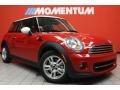 2011 Chili Red Mini Cooper Hardtop  photo #1