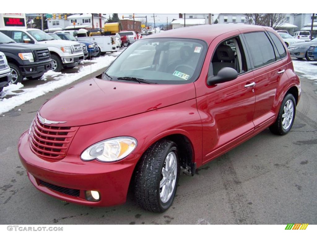2009 PT Cruiser Touring - Inferno Red Crystal Pearl / Pastel Slate Gray photo #1