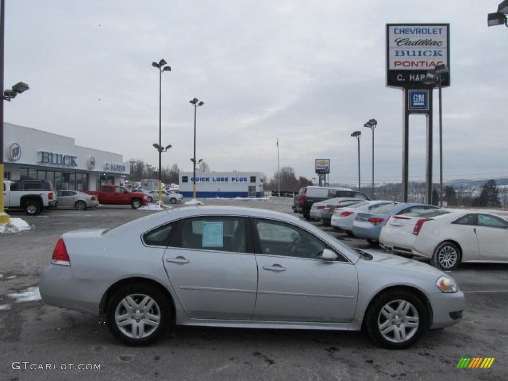 2010 Impala LT - Silver Ice Metallic / Gray photo #2