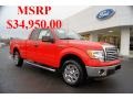 2011 Race Red Ford F150 XLT SuperCab  photo #1