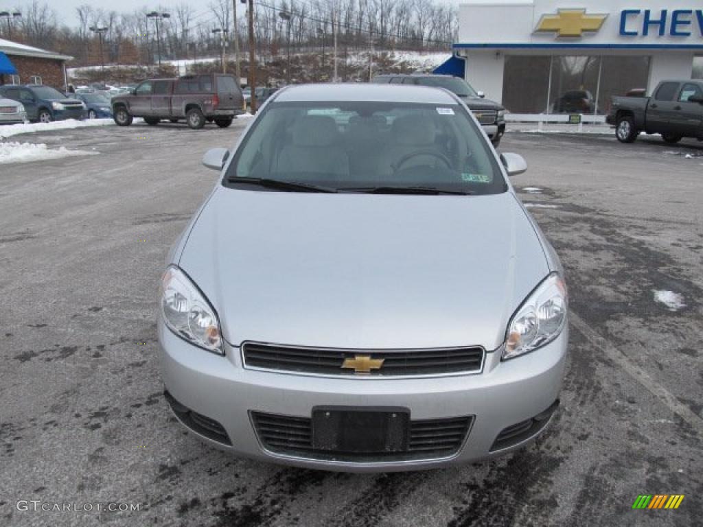 2010 Impala LT - Silver Ice Metallic / Gray photo #4