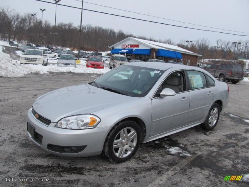 2010 Impala LT - Silver Ice Metallic / Gray photo #5