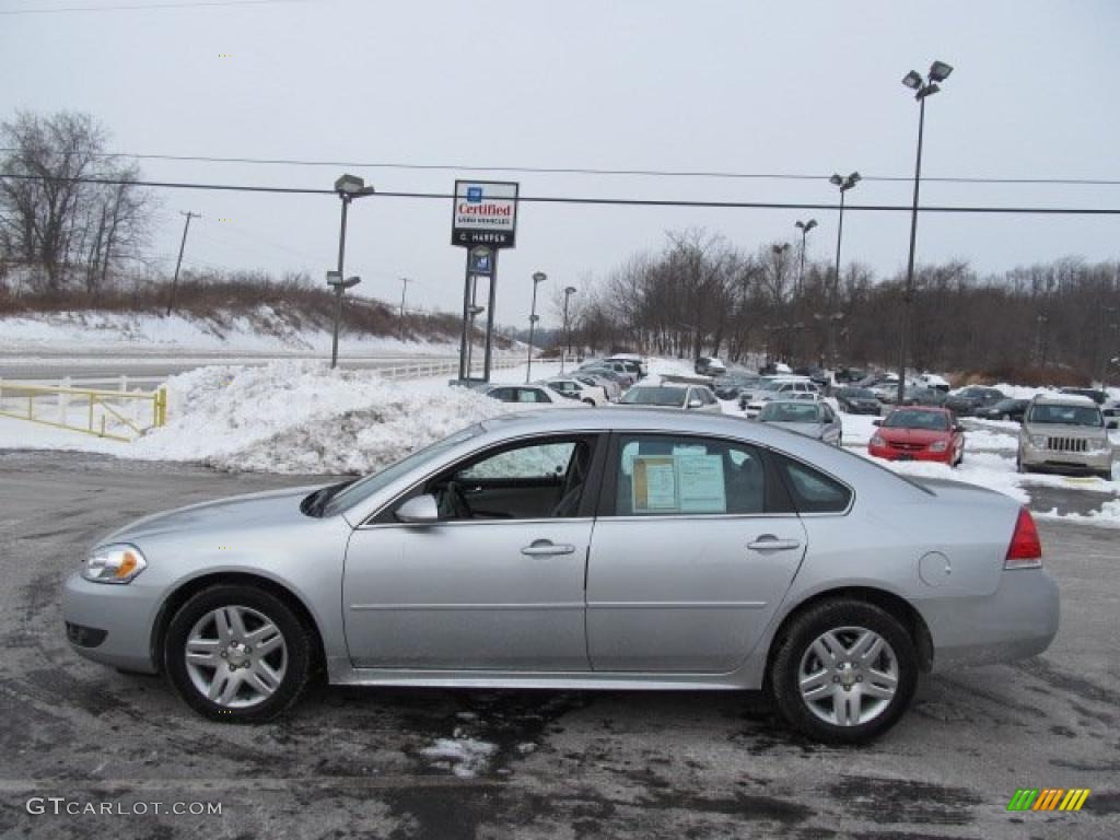 2010 Impala LT - Silver Ice Metallic / Gray photo #6