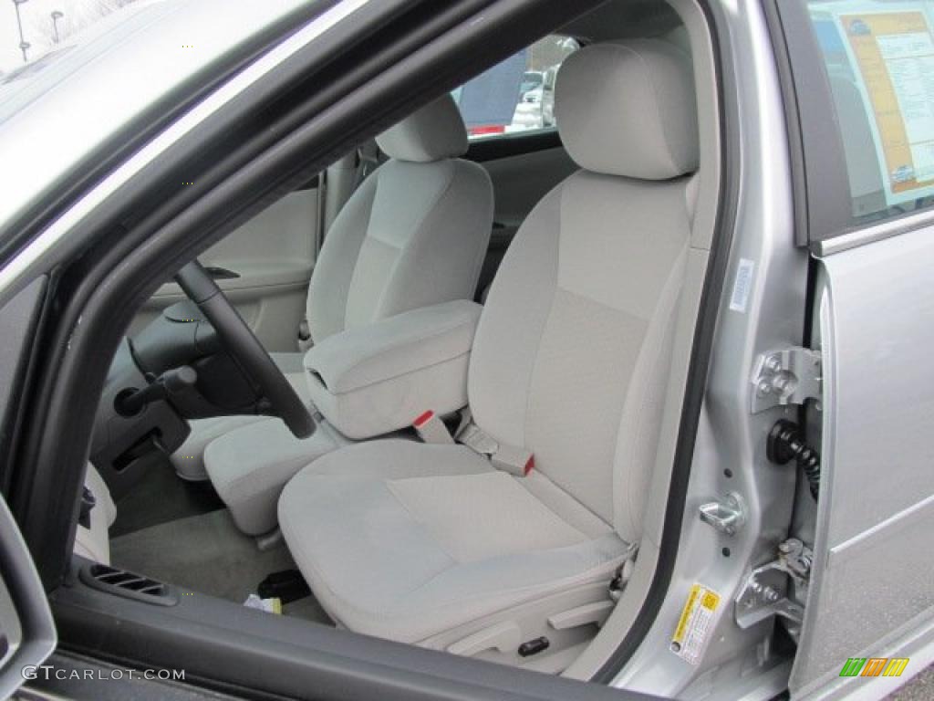 2010 Impala LT - Silver Ice Metallic / Gray photo #10
