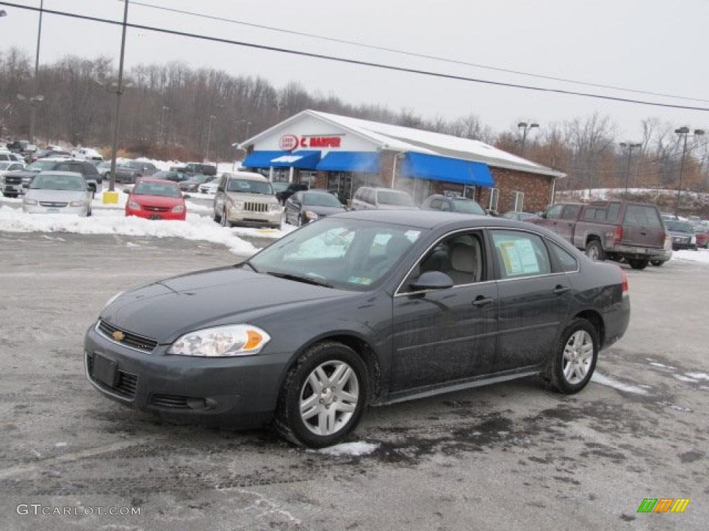 2010 Impala LT - Cyber Gray Metallic / Gray photo #5