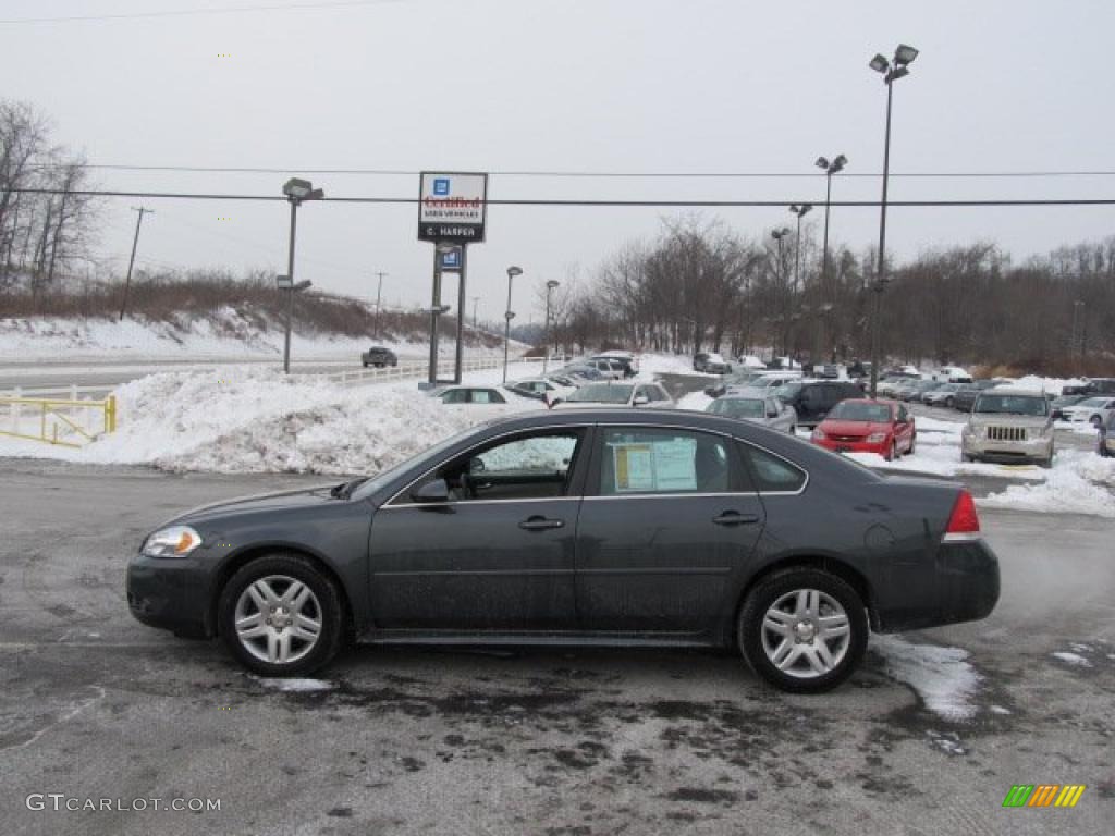 2010 Impala LT - Cyber Gray Metallic / Gray photo #6