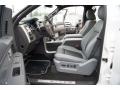 Steel Gray/Black Interior Photo for 2011 Ford F150 #43965716