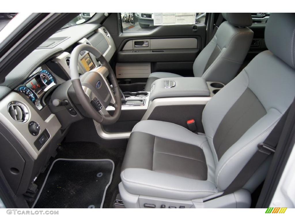 2011 F150 Limited SuperCrew 4x4 - White Platinum Metallic Tri-Coat / Steel Gray/Black photo #31