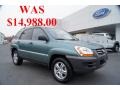 Royal Jade Green 2005 Kia Sportage LX