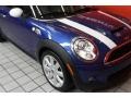 2008 Lightning Blue Metallic Mini Cooper S Hardtop  photo #11