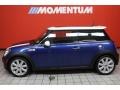 2008 Lightning Blue Metallic Mini Cooper S Hardtop  photo #17