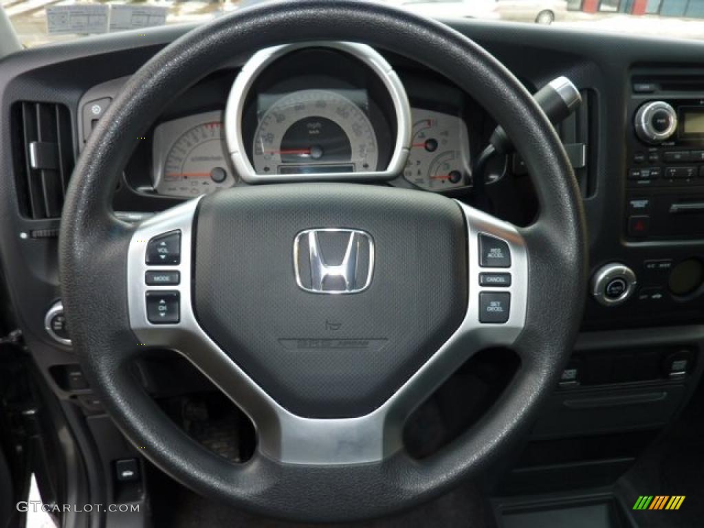 2008 Honda Ridgeline RTS Steering Wheel Photos