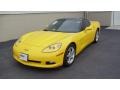 Velocity Yellow 2008 Chevrolet Corvette Coupe Exterior