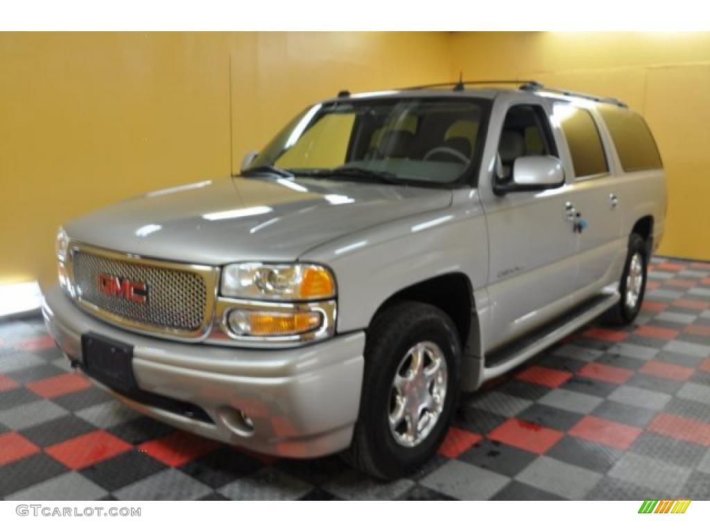 2004 Yukon XL Denali AWD - Silver Birch Metallic / Sandstone photo #2