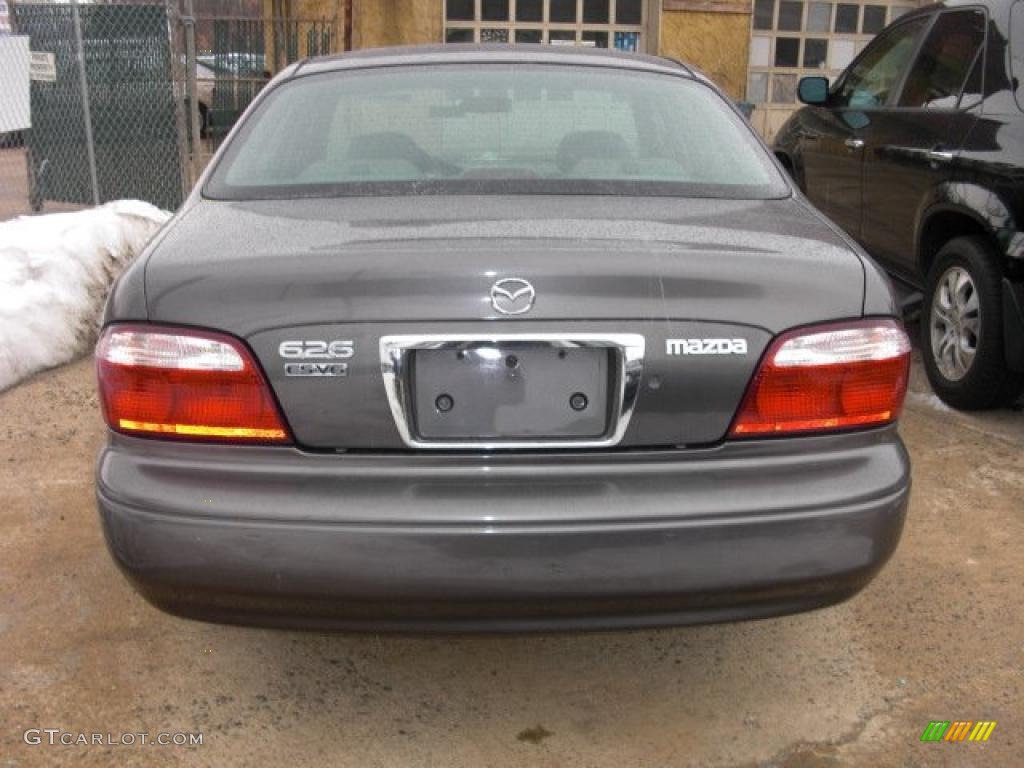 2001 626 LX V6 - Moonlight Gray Metallic / Gray photo #4