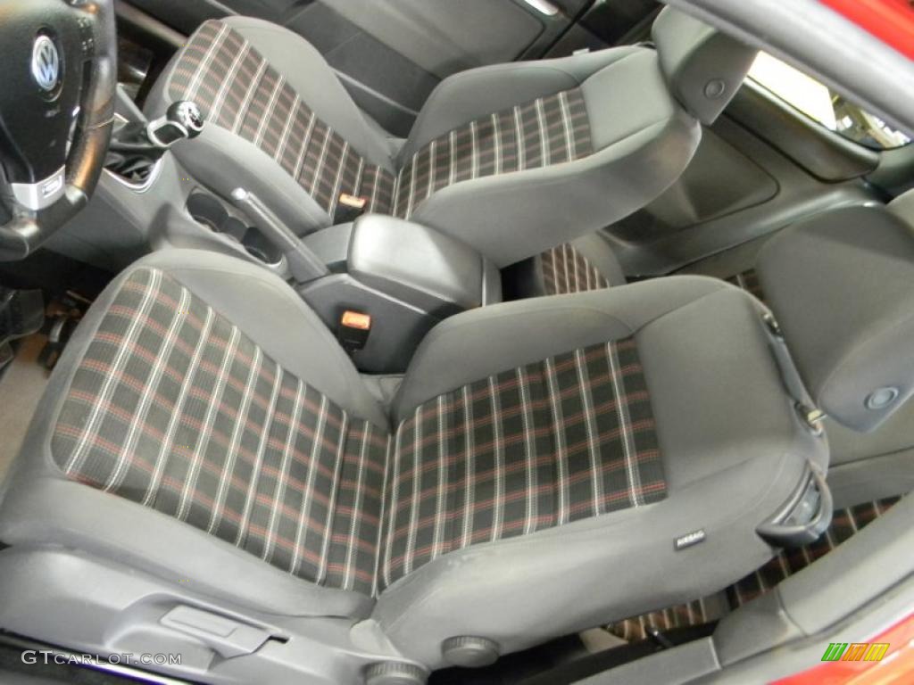 Interlagos Plaid Cloth Interior 2008 Volkswagen GTI 2 Door Photo #43975021