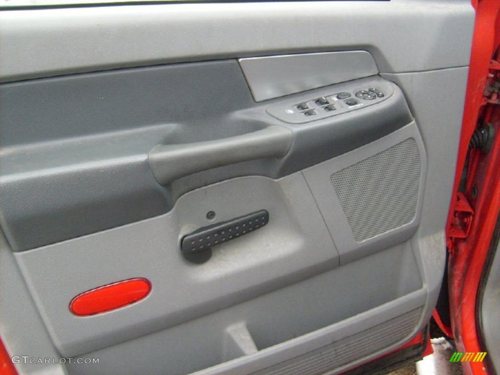 2008 Ram 1500 Big Horn Edition Quad Cab 4x4 - Flame Red / Khaki photo #13
