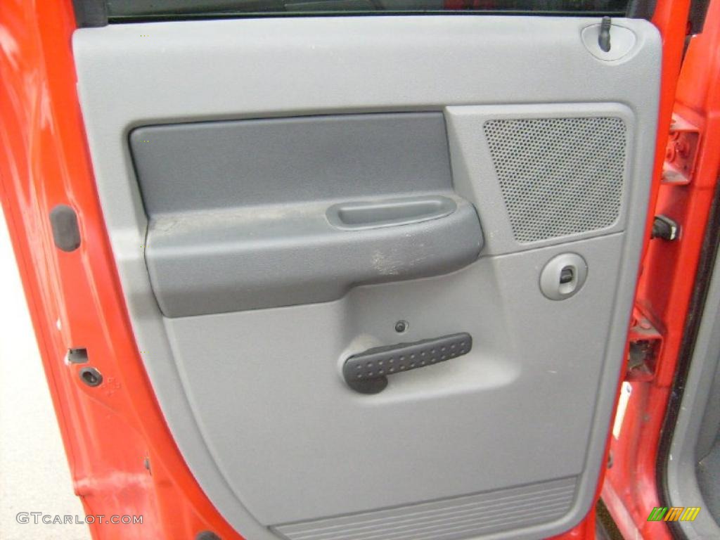 2008 Ram 1500 Big Horn Edition Quad Cab 4x4 - Flame Red / Khaki photo #16