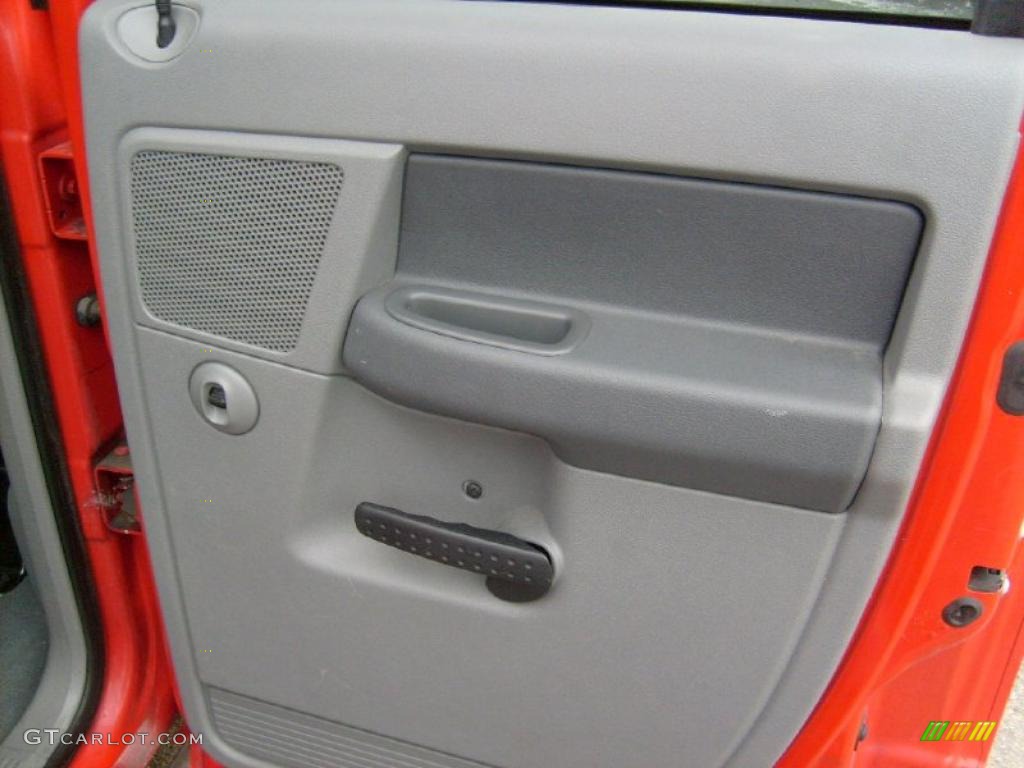 2008 Ram 1500 Big Horn Edition Quad Cab 4x4 - Flame Red / Khaki photo #19