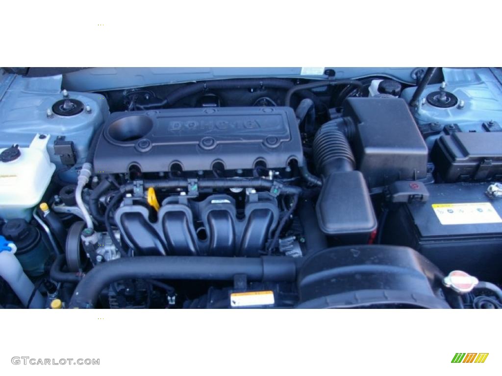 2009 Hyundai Sonata Limited 2.4 Liter DOHC 16V VVT 4 Cylinder Engine Photo #43982908