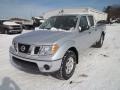 2011 Radiant Silver Metallic Nissan Frontier SV Crew Cab 4x4  photo #1