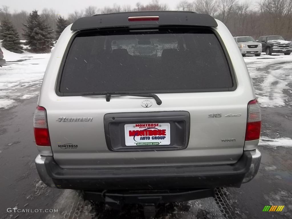 1999 4Runner SR5 4x4 - Millennium Silver Metallic / Gray photo #7
