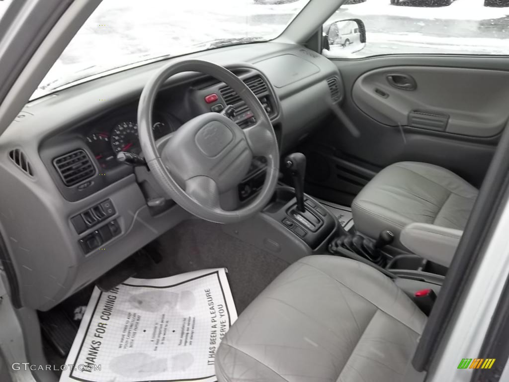 Medium Gray Interior 2002 Chevrolet Tracker ZR2 4WD Hard Top Photo #43987224
