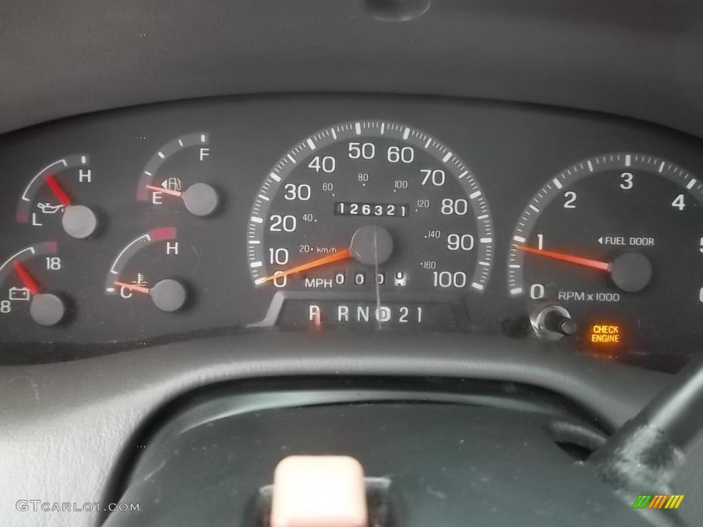 1997 Ford F150 XLT Regular Cab Gauges Photo #43987404