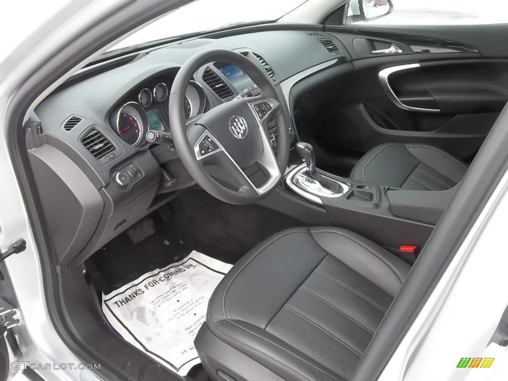Ebony Interior 2011 Buick Regal CXL Photo #43988892