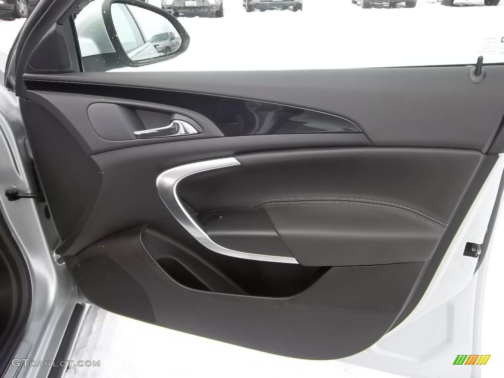 2011 Buick Regal CXL Ebony Door Panel Photo #43988912
