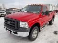 2006 Red Clearcoat Ford F350 Super Duty XL Regular Cab 4x4  photo #2