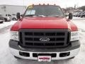 2006 Red Clearcoat Ford F350 Super Duty XL Regular Cab 4x4  photo #3
