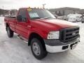2006 Red Clearcoat Ford F350 Super Duty XL Regular Cab 4x4  photo #4
