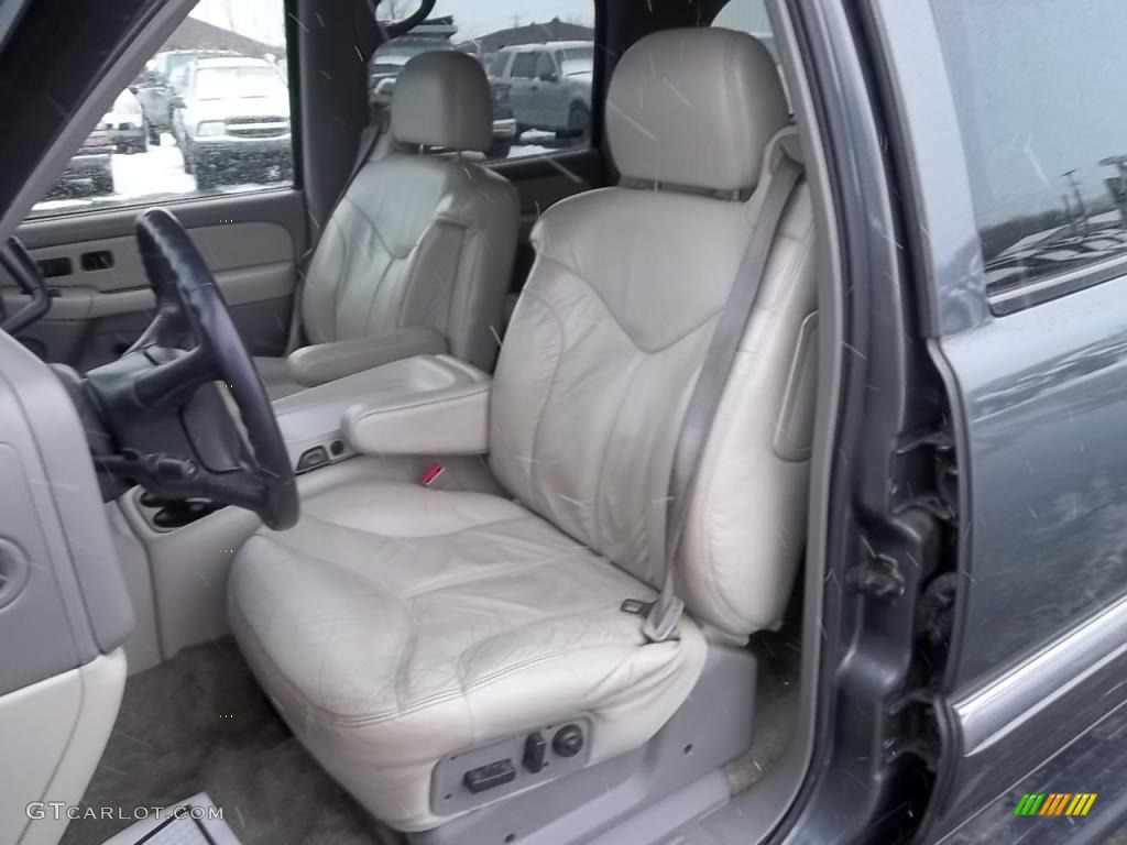 Graphite/Pewter Interior 2002 GMC Yukon XL SLT 4x4 Photo #43989828