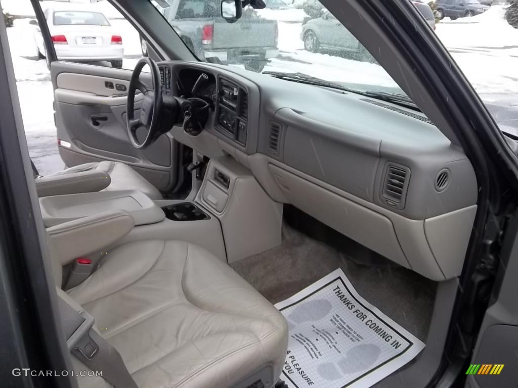 Graphite/Pewter Interior 2002 GMC Yukon XL SLT 4x4 Photo #43989856