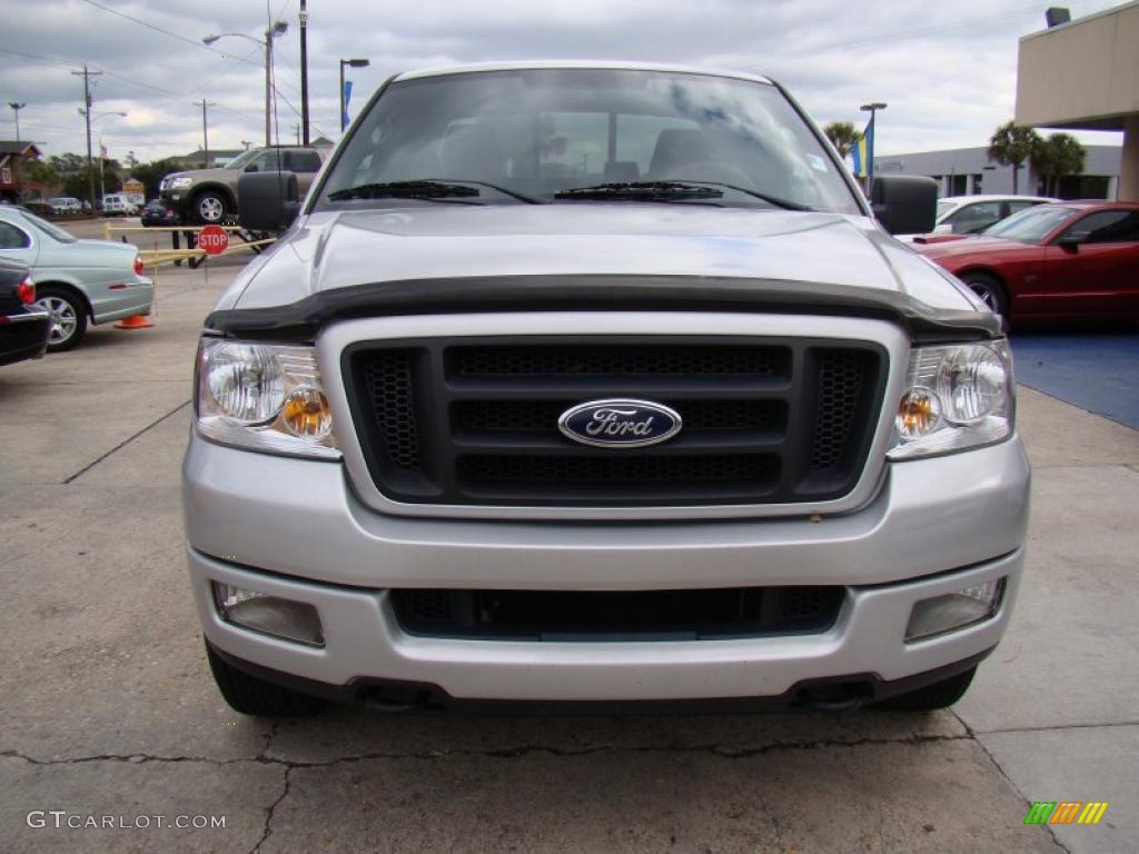 2005 F150 FX4 SuperCab 4x4 - Silver Metallic / Medium Flint Grey photo #3