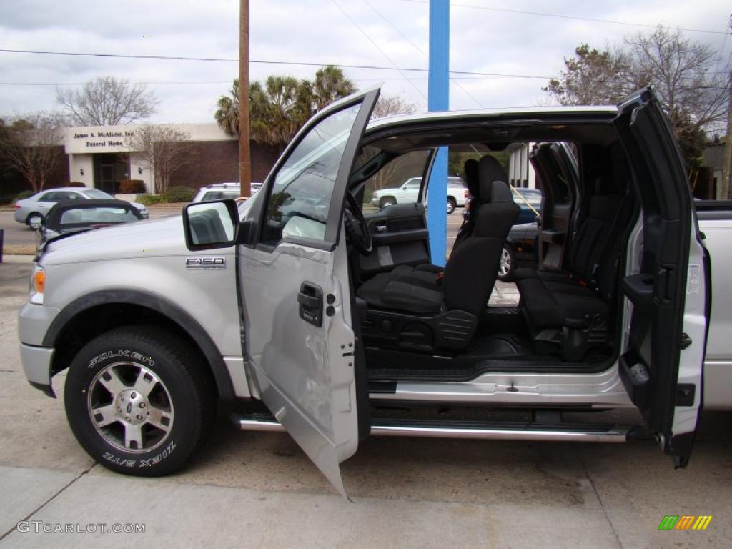 2005 F150 FX4 SuperCab 4x4 - Silver Metallic / Medium Flint Grey photo #13