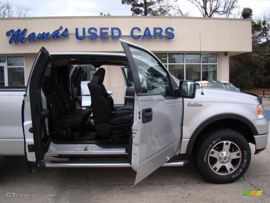 2005 F150 FX4 SuperCab 4x4 - Silver Metallic / Medium Flint Grey photo #16