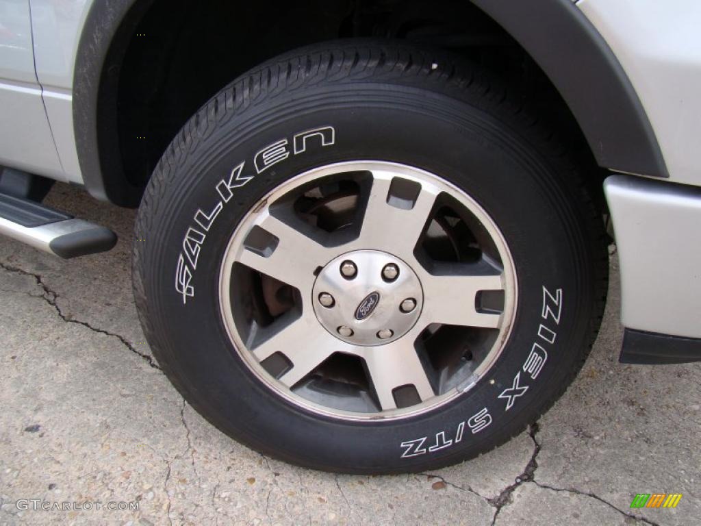 2005 F150 FX4 SuperCab 4x4 - Silver Metallic / Medium Flint Grey photo #30