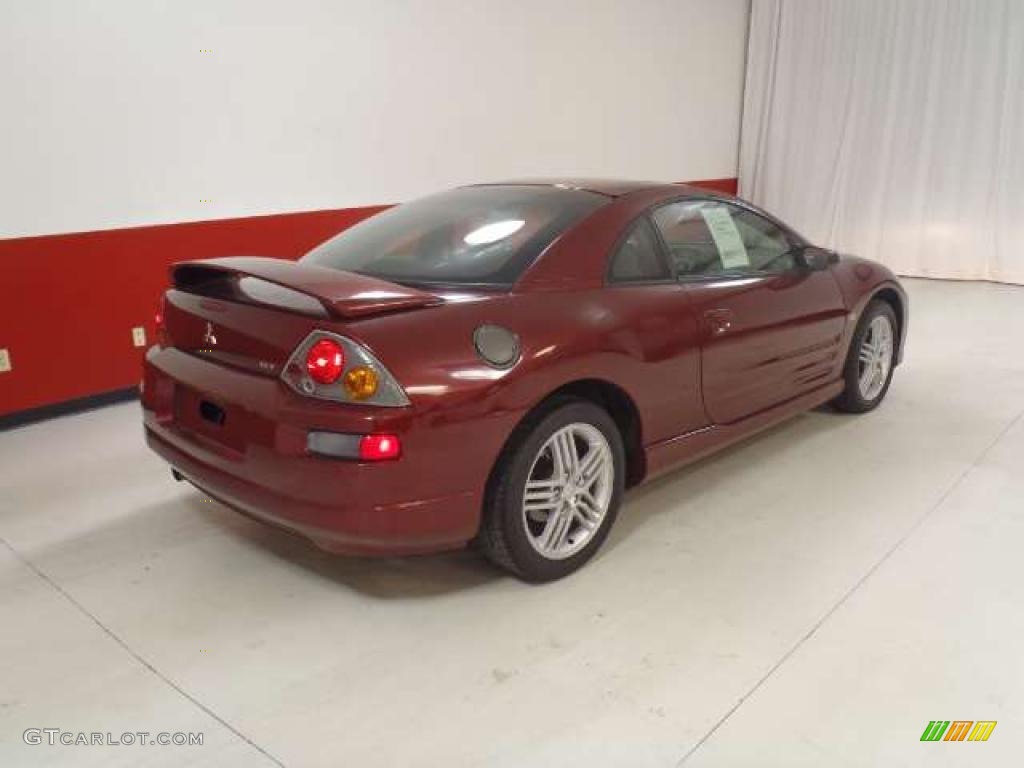 2003 Eclipse GT Coupe - Ultra Red Pearl / Midnight photo #4