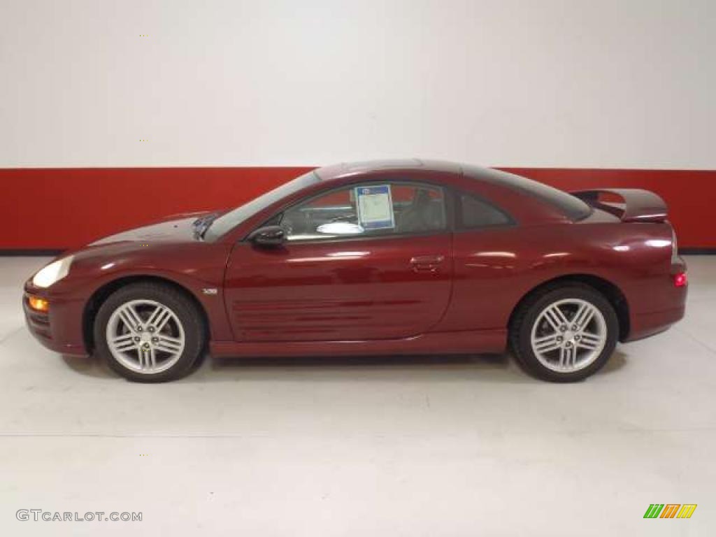 2003 Eclipse GT Coupe - Ultra Red Pearl / Midnight photo #7