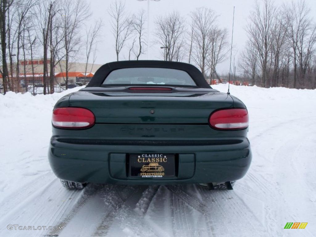 1998 Sebring JXi Convertible - Forest Green Pearl / Agate Black/Light Camel photo #5