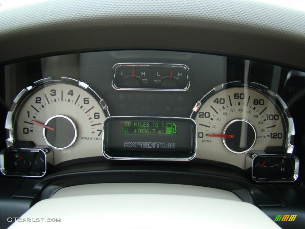 2008 Ford Expedition EL Limited Gauges Photo #43995746