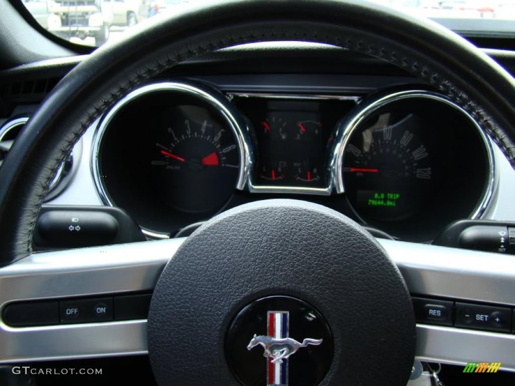 2007 Mustang V6 Premium Coupe - Black / Dark Charcoal photo #19