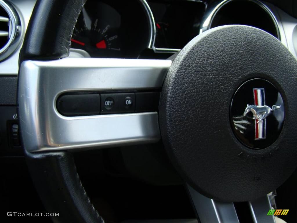 2007 Mustang V6 Premium Coupe - Black / Dark Charcoal photo #20
