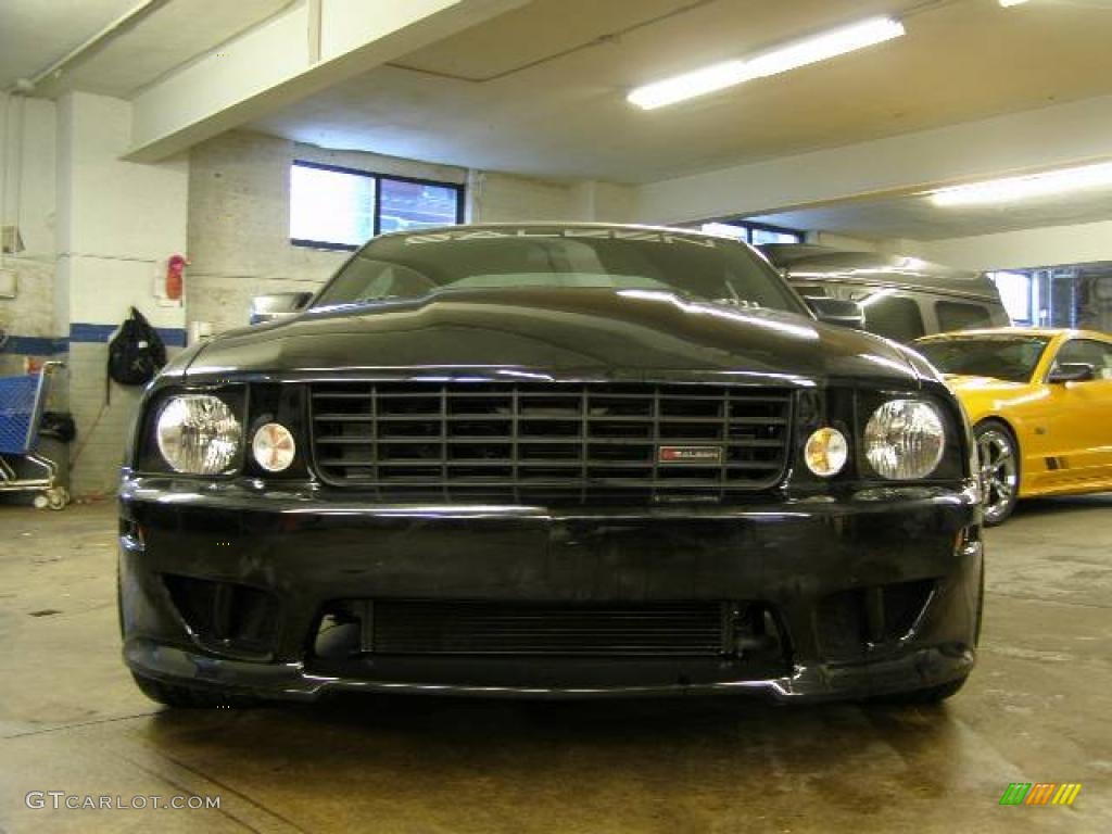 2007 Mustang Saleen S281 Supercharged Coupe - Black / Black Leather photo #2