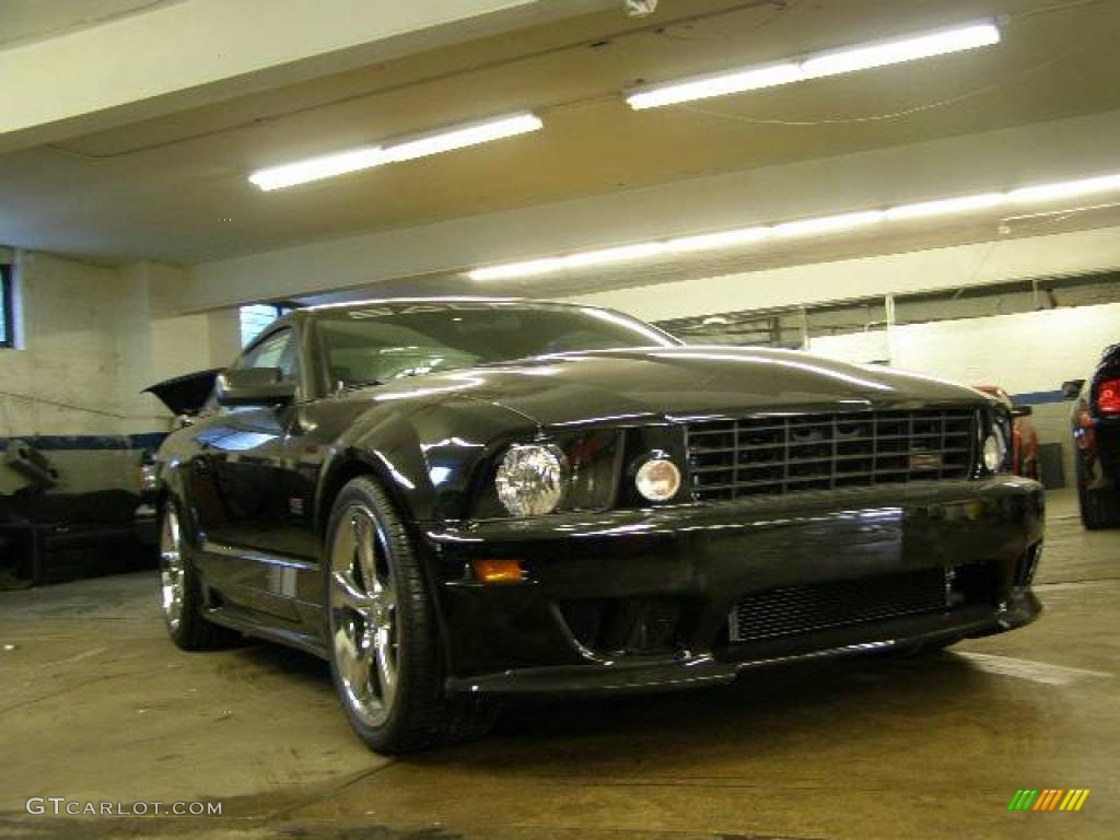 2007 Mustang Saleen S281 Supercharged Coupe - Black / Black Leather photo #3