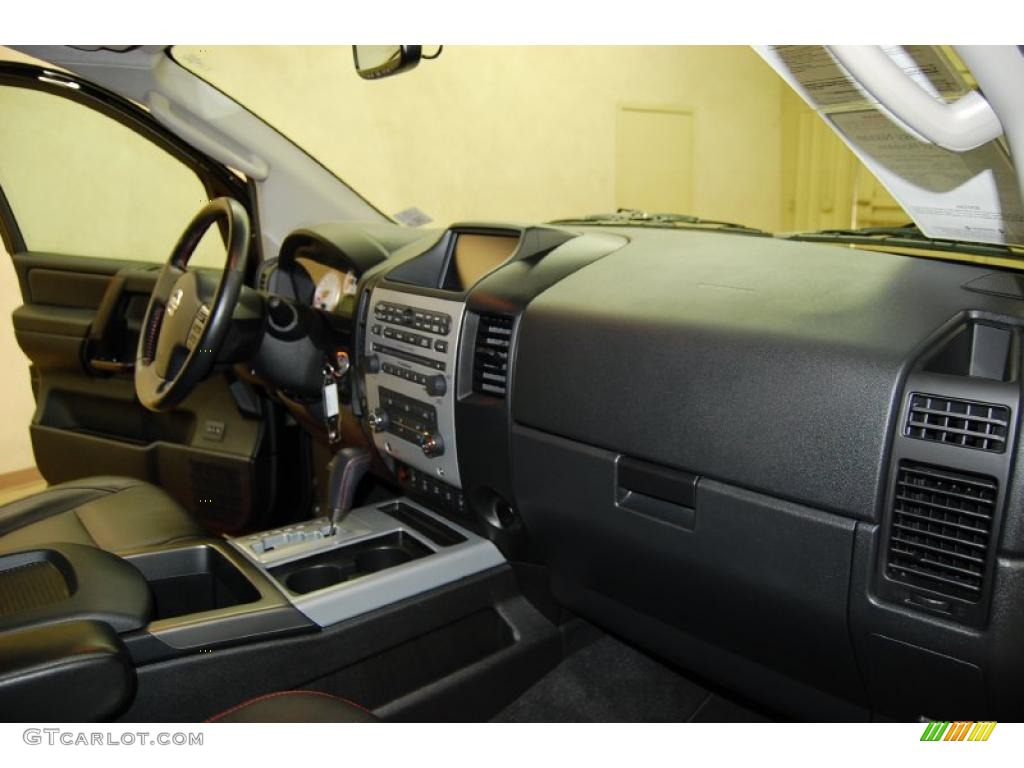 2009 Nissan Titan PRO-4X Crew Cab 4x4 Pro-4X Charcoal Dashboard Photo #44003771