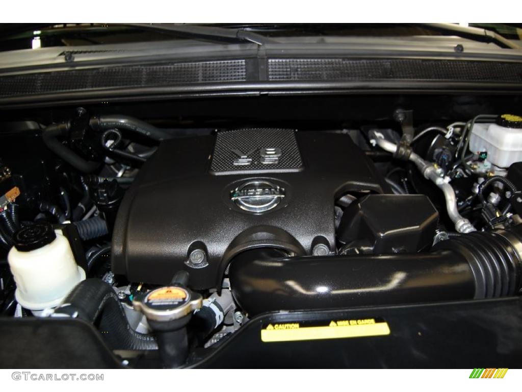 2009 Nissan Titan PRO-4X Crew Cab 4x4 5.6 Liter Flex-Fuel DOHC 32-Valve CVTCS V8 Engine Photo #44003891