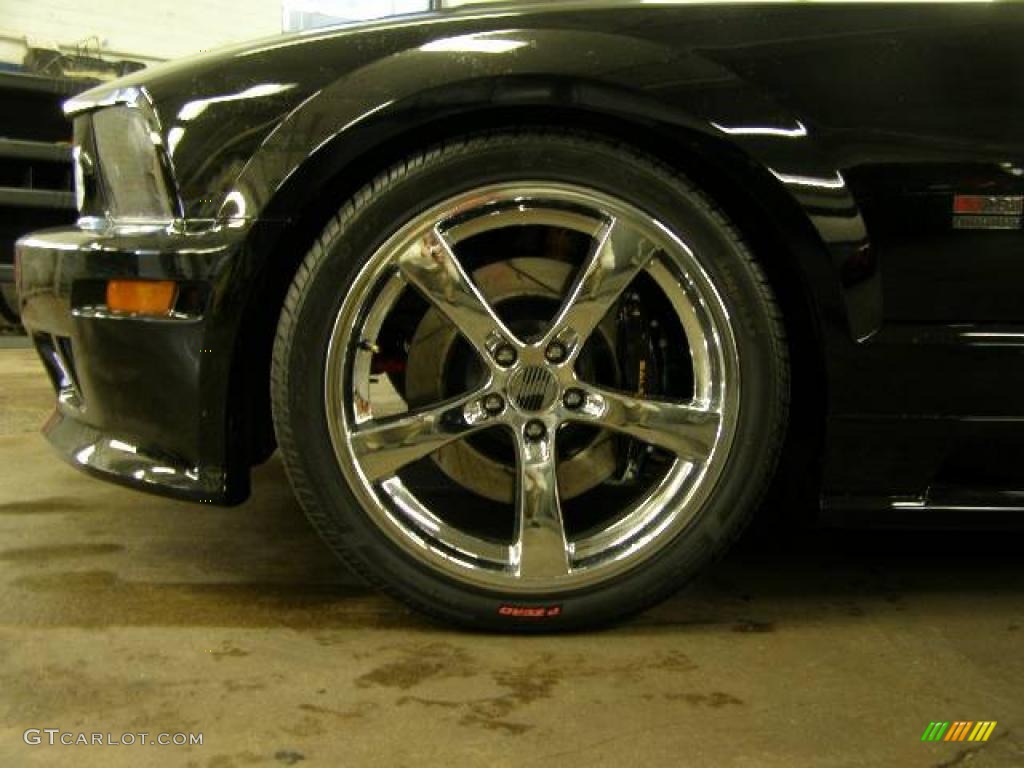 2007 Mustang Saleen S281 Supercharged Coupe - Black / Black Leather photo #21
